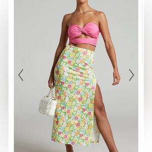 Showpo DANNIE FLORAL MIDI SKIRT IN POSEY FLORAL 10